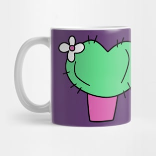 Heart Shaped Cactus Mug